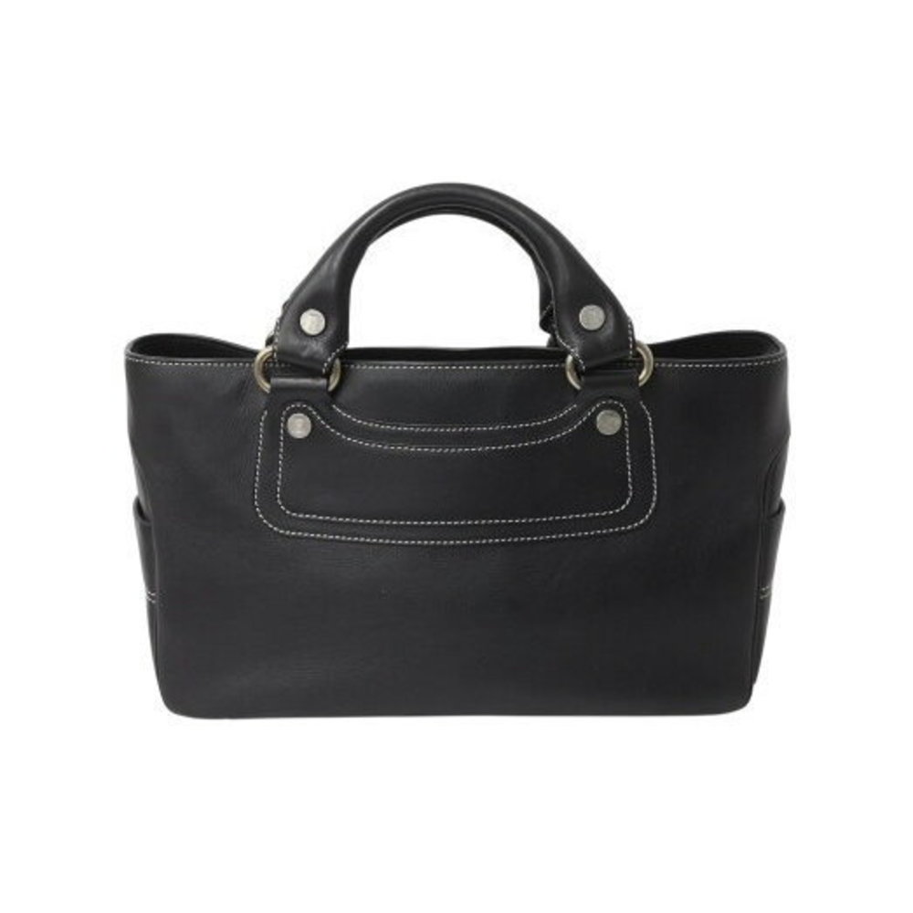 Celine Bag Shoulder Boogie Leather Black Bag - Picture 2 of 9